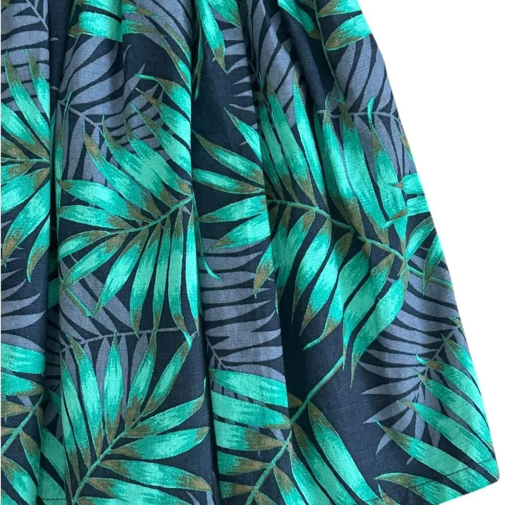 GENUINE KIDS Girls Palm Leaf One Shoulder Dress Size 4T